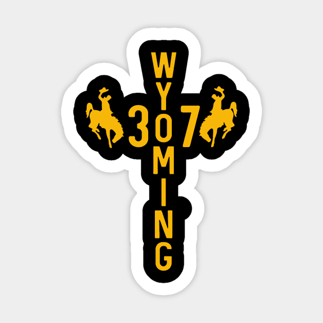 Wyoming 307 Sticker by Madrok